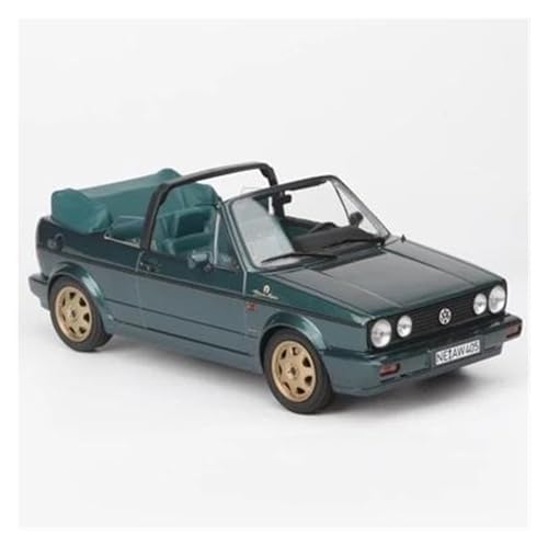 YRXIAO Metall-Automodelle bausatz 1:18 Für Golf 1990 Automodell Cabrio-Version Sammlerstück Kann Die Türanzeige Nicht Öffnen Für Wohndekorationen(Green) von YRXIAO