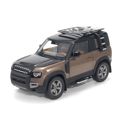 YRXIAO Metall-Automodelle bausatz 1:18 Für Land Rover Defender 90 2020 Geländewagen Auto Modell Display Sammlung Hobby Braun Für Wohndekorationen von YRXIAO