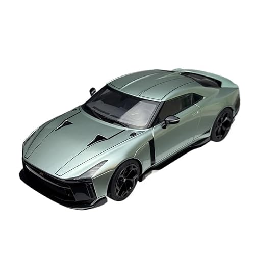 YRXIAO Metall-Automodelle bausatz 1:18 Für Nissan GT-R50 DURCH ITALDESIGN Auto Modell Sammlung Rot Display Dekoration Hobby Für Wohndekorationen(Green) von YRXIAO