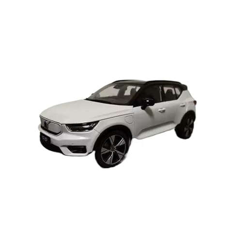 YRXIAO Metall-Automodelle bausatz 1:18 Für Volvo XC40 2022 Automodell Legierung Geländewagen SUV Ornamente Display Dekoration Hobby Weiß Für Wohndekorationen(White) von YRXIAO