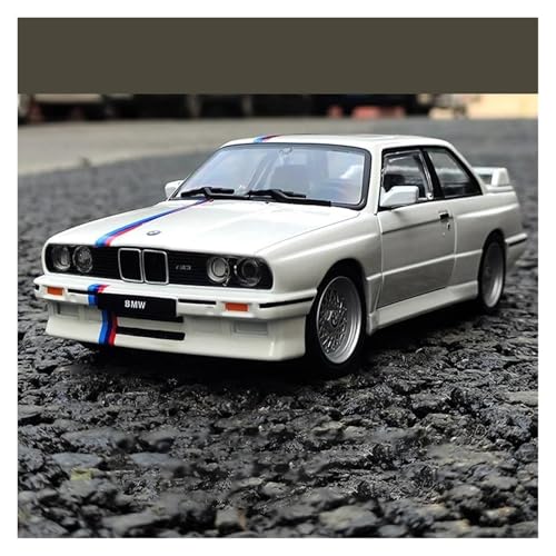 YRXIAO Metall-Automodelle bausatz 1:24 Für BMW M3 E30 1988 Supercar Legierung Auto Modell Druckguss & Spielzeug Fahrzeuge Sammeln Metall Display Sammlung Für Wohndekorationen(White) von YRXIAO