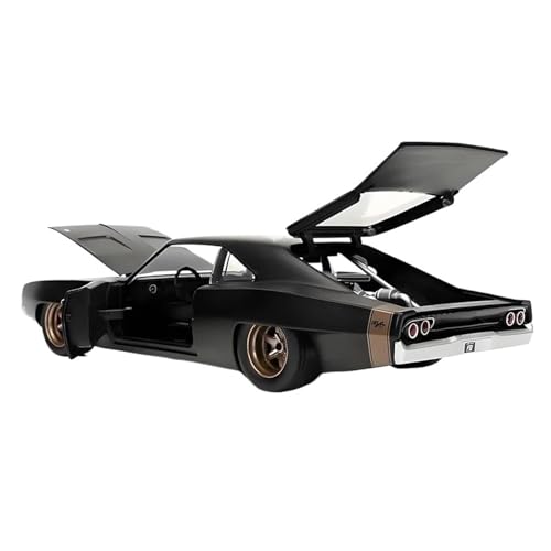 YRXIAO Metall-Automodelle bausatz 1:24 Für Dodge Charger 1968 Legierung Druckguss Spielzeug Fahrzeuge Auto Modell Miniatur Maßstab Für Erwachsene Sammlung Für Wohndekorationen von YRXIAO