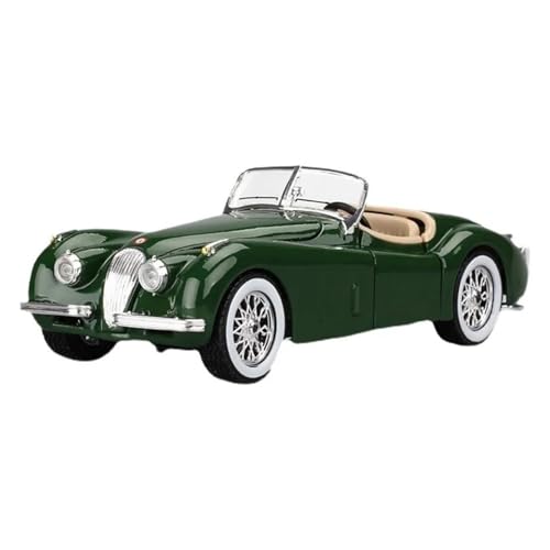 YRXIAO Metall-Automodelle bausatz 1:24 Für Jaguar XK120 Roadster 1951 Legierung Auto Modell Gießt Druck Spielzeug Fahrzeuge Sammeln Hause Display Hobby Für Wohndekorationen(Green) von YRXIAO