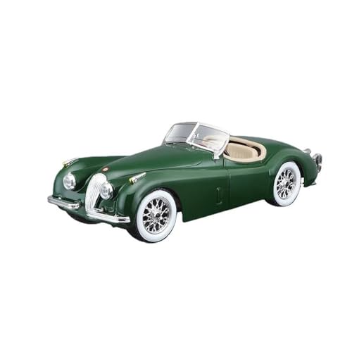 YRXIAO Metall-Automodelle bausatz 1:24 Für Jaguar Xk 120 1951 Roadster Auto Diecast Modell Edition Sport Legierung Fahrzeug Spielzeug Sammlung Grün Rot Für Wohndekorationen(Green) von YRXIAO