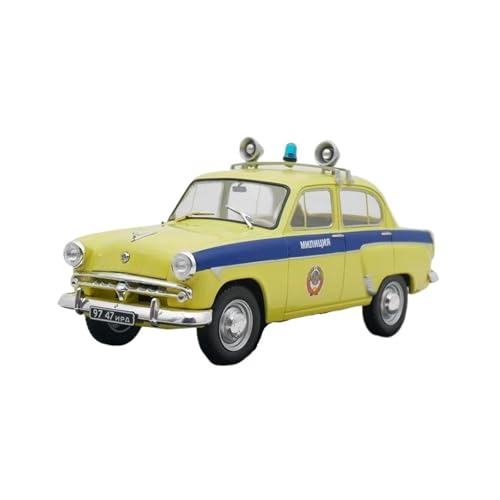 YRXIAO Metall-Automodelle bausatz 1:24 Für Moskwitsch 407 Spielzeug Polizeiautos Modellklassiker Erwachsene Souvenir Sammlerstück Statische Anzeige Für Wohndekorationen von YRXIAO