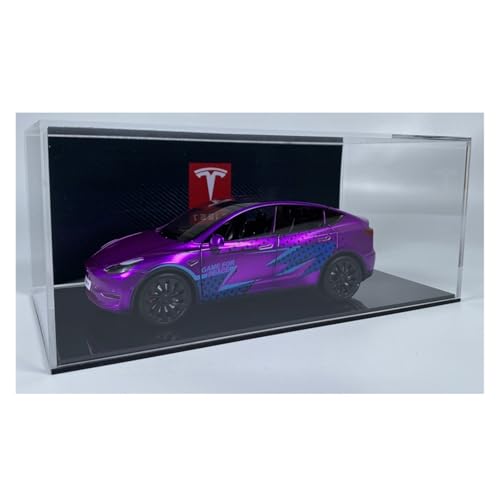 YRXIAO Metall-Automodelle bausatz 1:24 Für Tesla Ya Modell Auto Simulation Legierung Ornamente Spielzeug Erwachsene Sammlung Garage Szene Display Für Wohndekorationen(Purple) von YRXIAO