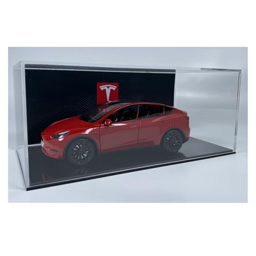 YRXIAO Metall-Automodelle bausatz 1:24 Für Tesla Ya Modell Auto Simulation Legierung Ornamente Spielzeug Erwachsene Sammlung Garage Szene Display Für Wohndekorationen(Red) von YRXIAO