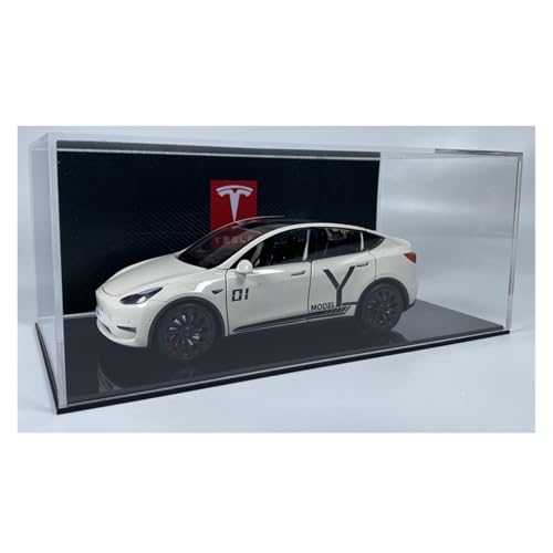 YRXIAO Metall-Automodelle bausatz 1:24 Für Tesla Ya Modell Auto Simulation Legierung Ornamente Spielzeug Erwachsene Sammlung Garage Szene Display Für Wohndekorationen(White2) von YRXIAO