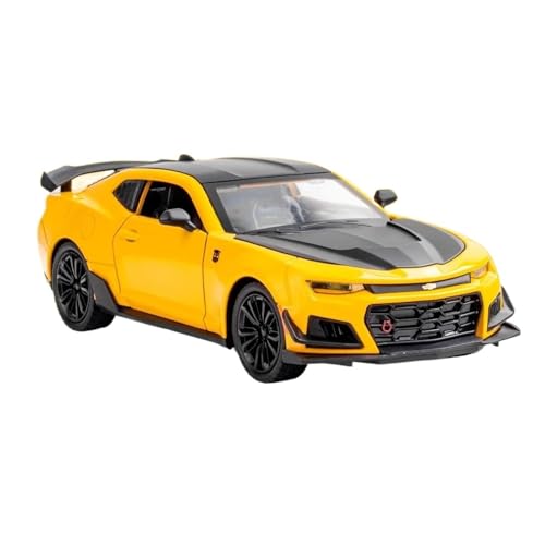 YRXIAO Metall-Automodelle bausatz 1:24 für Chevrolet Camaro Legierung Sport Auto Modell Sound Und Licht Zurückziehen Metall Fahrzeug Modell Spielzeug Für Wohndekorationen von YRXIAO