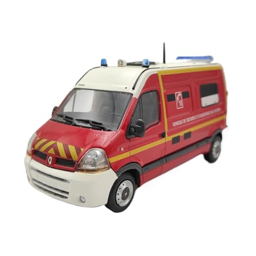 YRXIAO Metall-Automodelle bausatz 1:43 Für Renault Van Rettungsfahrzeug Spielzeugautos Modellklassiker Nostalgie Souvenir Für Erwachsene Statische Anzeige Für Wohndekorationen von YRXIAO