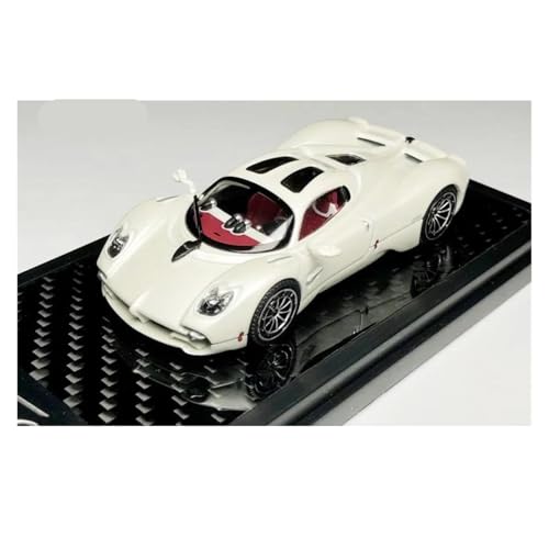 YRXIAO Metall-Automodelle bausatz 1:64 Für Utopia Supercar Legierung Auto Modell Beige Weiß Volle Carbon Dekoration Hause Display Hobby Für Wohndekorationen(White) von YRXIAO