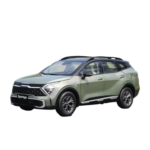 YRXIAO Metall-Automodelle bausatz Automodell 1 18 Für Kia Sportage SUV Simulation Automodell Metallfahrzeugsammlung Dekoration Für Wohndekorationen(Grün) von YRXIAO