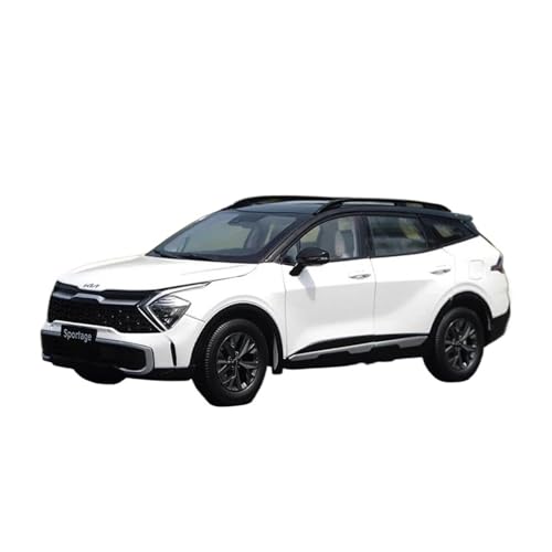 YRXIAO Metall-Automodelle bausatz Automodell 1 18 Für Kia Sportage SUV Simulation Automodell Metallfahrzeugsammlung Dekoration Für Wohndekorationen(White) von YRXIAO