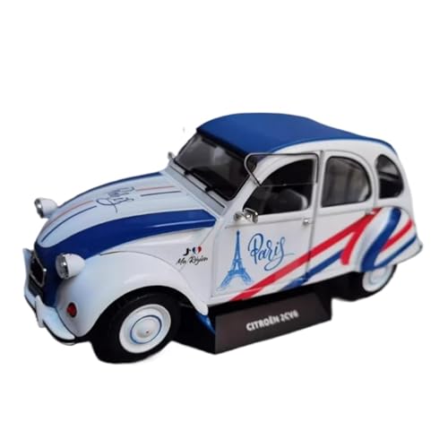 YRXIAO Metall-Automodelle bausatz Diecast 1/18 Skala Für 2CV6 1982 Automotive Auto Modell Metall Fahrzeug Display Dekoration Sammlung Hobby Für Wohndekorationen(Style 1) von YRXIAO