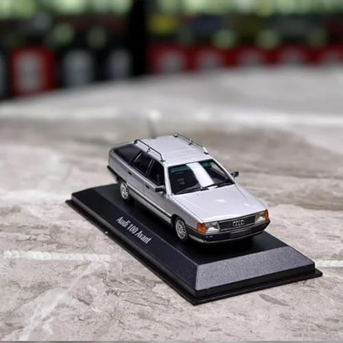 YRXIAO Metall-Automodelle bausatz Diecast 1: 43 Maßstab Für Audi 100 C3 Avant 1990 Legierung Travel Edition Limousine Automodell Simulation Dekoration Für Wohndekorationen(White) von YRXIAO