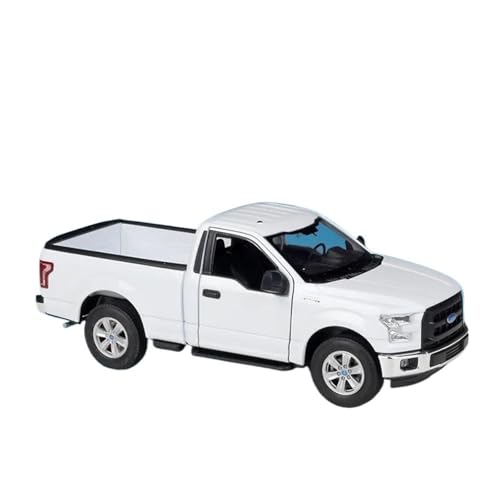YRXIAO Metall-Automodelle bausatz Diecast Modell Auto 1 24 Für Ford F150 Pickup LKW Metall Legierung Spielzeug Sammeln Modell Auto Für Wohndekorationen(White) von YRXIAO