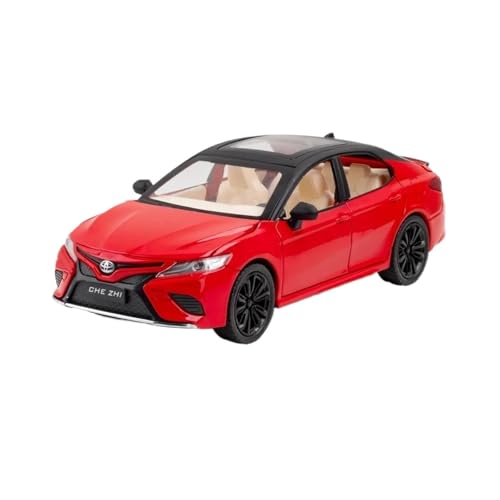 YRXIAO Metall-Automodelle bausatz Diecast Modellauto 1 24 Für Toyota Camry Auto Pull Back Sound Und Licht Tür Öffnen Junge Spielzeug Für Wohndekorationen(White) von YRXIAO
