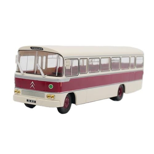 YRXIAO Metall-Automodelle bausatz Druckguss-Maßstab 1 43 für Citroën Typ 60 1962, französisches Busauto, Modellspielzeug-Sammlungsauto Für Wohndekorationen von YRXIAO