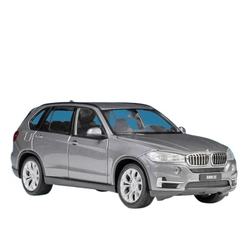 YRXIAO Metall-Automodelle bausatz Für BMW X5 Weißes Geländewagen-Legierungsautomodell Sammlungsgeschenk Spielzeugauto Im Maßstab 1 24 Für Wohndekorationen(Gray) von YRXIAO