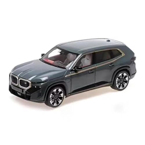YRXIAO Metall-Automodelle bausatz Für BMW XM 2023 SUV 1:18 Statische Volle Offene Auto Modell Sammlung Hobby Ornamente Display Druckguss Für Wohndekorationen(Gray) von YRXIAO