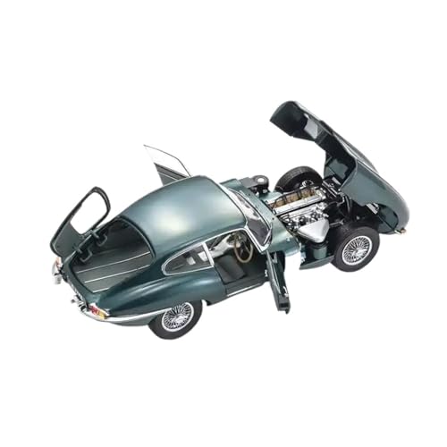 YRXIAO Metall-Automodelle bausatz Für Jaguar E-Type Coupé 1/18 Sportwagenmodell Hobby Sammler-Souvenir-Ornamente Für Wohndekorationen(Green) von YRXIAO