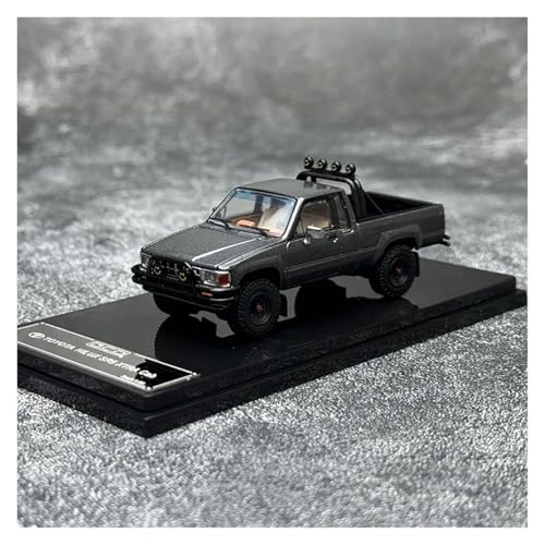 YRXIAO Metall-Automodelle bausatz Für SR5 Pickup Truck 1:64 Legierung Statische Klassische Transporter Modell Sammlung Metall Auto Ornamente Für Wohndekorationen(Gray) von YRXIAO