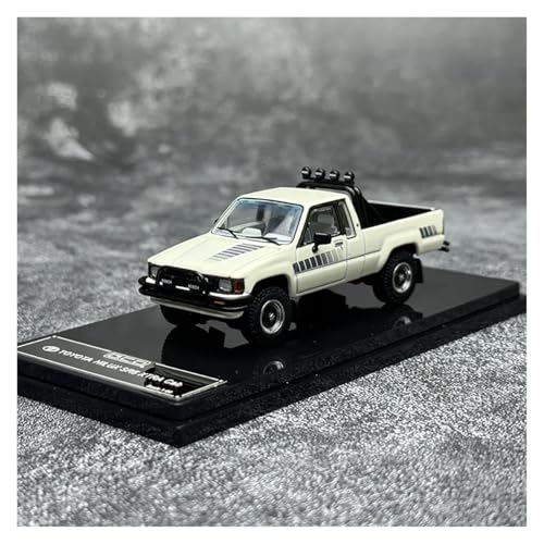 YRXIAO Metall-Automodelle bausatz Für SR5 Pickup Truck 1:64 Legierung Statische Klassische Transporter Modell Sammlung Metall Auto Ornamente Für Wohndekorationen(White) von YRXIAO