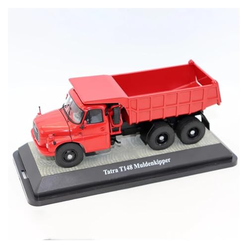 YRXIAO Metall-Automodelle bausatz Für Tatra T148 Muldenkipper Rot 1:43 LKW Modell Transporter Sammlung Hobby Spielzeug Ornamente Display Für Wohndekorationen von YRXIAO
