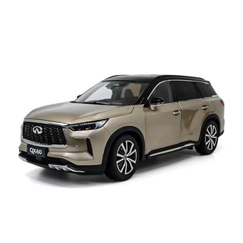 YRXIAO Metall-Automodelle bausatz Infiniti QX60 2022 Automodell Im Maßstab 1 64 Druckguss-Simulationsfahrzeugmodell Geschenk Für Wohndekorationen(Gold) von YRXIAO