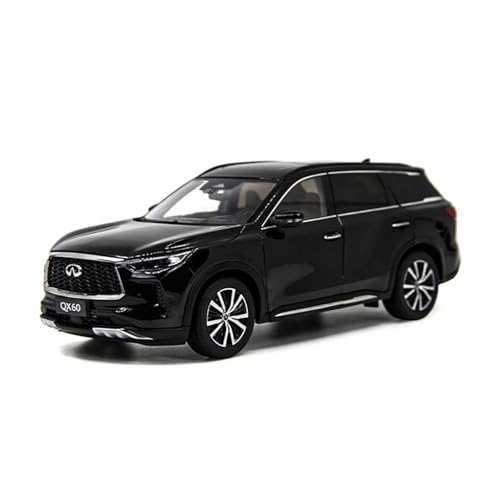 YRXIAO Metall-Automodelle bausatz Infiniti QX60 2022 Automodell Im Maßstab 1 64 Druckguss-Simulationsfahrzeugmodell Geschenk Für Wohndekorationen(Schwarz) von YRXIAO