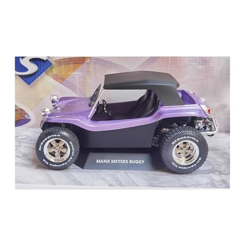 YRXIAO Metall-Automodelle bausatz Maßstab 1/18 Für Meyers Manx Buggy 1968 Rot Legierung Oldtimer Modell Geländewagen Sammlung Spielzeug Metall Für Wohndekorationen(Purple) von YRXIAO