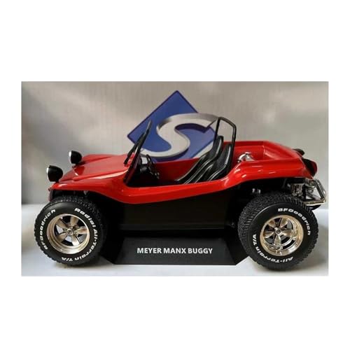 YRXIAO Metall-Automodelle bausatz Maßstab 1/18 Für Meyers Manx Buggy 1968 Rot Legierung Oldtimer Modell Geländewagen Sammlung Spielzeug Metall Für Wohndekorationen(Red) von YRXIAO