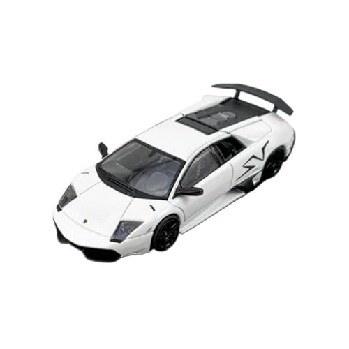 YRXIAO Metall-Automodelle bausatz Maßstab 1/64 Für LP670 SV Classic Statisches Legierungsautomodell Erwachsene Souvenir Display Sammlerstück Für Wohndekorationen(White) von YRXIAO