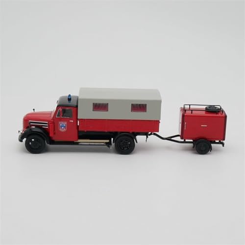 YRXIAO Metall-Automodelle bausatz Maßstab 1 43 für Robur Garant 30K LKW, Feuerwehrauto, Legierung, Auto, Sammlermodell, Metallspielzeug Für Wohndekorationen von YRXIAO