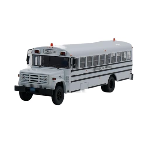 YRXIAO Metall-Automodelle bausatz Maßstab 1 43 für universelles Schulbus-Gefängnisbus-Legierungsautomodell, statische Sammlung, Sammlungsfahrzeug Für Wohndekorationen von YRXIAO
