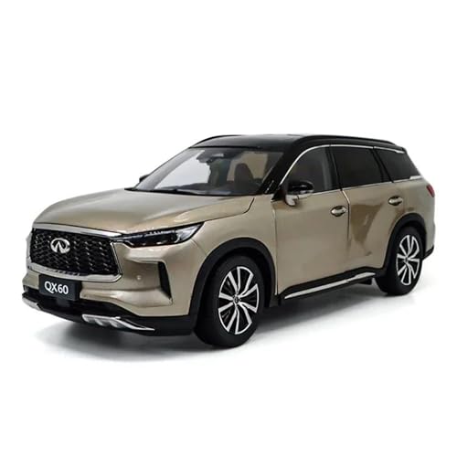 YRXIAO Metall-Automodelle bausatz Maßstab 1 64 Infiniti Q70L 2017 Modell Metall Statisches Automodell Miniaturfahrzeugmodell Für Wohndekorationen(QX60 Gold) von YRXIAO