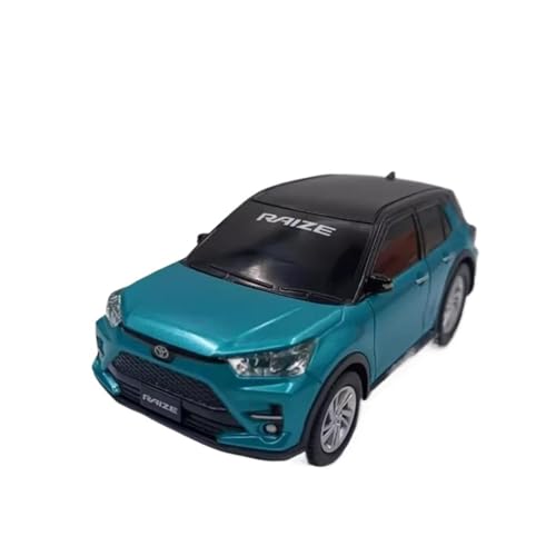 YRXIAO Metall-Automodelle bausatz Maßstab 1: 43 Für RAIZE SUV Druckguss-Legierung Metall Auto Fahrzeug Modell Ornament Sammlung Display Für Wohndekorationen(Blue) von YRXIAO