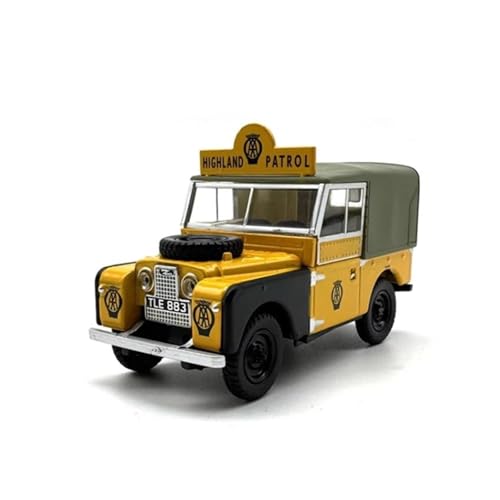 YRXIAO Metall-Automodelle bausatz Maßstab 1:43 Für 88 Patrol Geländewagenmodell Legierung Miniaturauto Hobby-Sammlung Ornament Spielzeug Gelb Für Wohndekorationen von YRXIAO