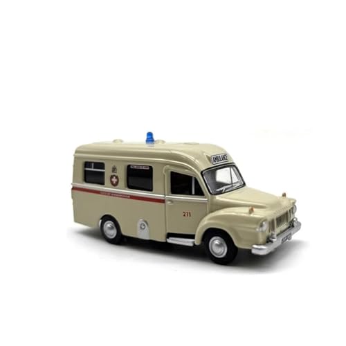 YRXIAO Metall-Automodelle bausatz Maßstab 1:76 Für J1 Krankenwagen Modell Legierung Ornament Nostalgisches Altes Auto Sammlung Spielzeug Für Wohndekorationen von YRXIAO