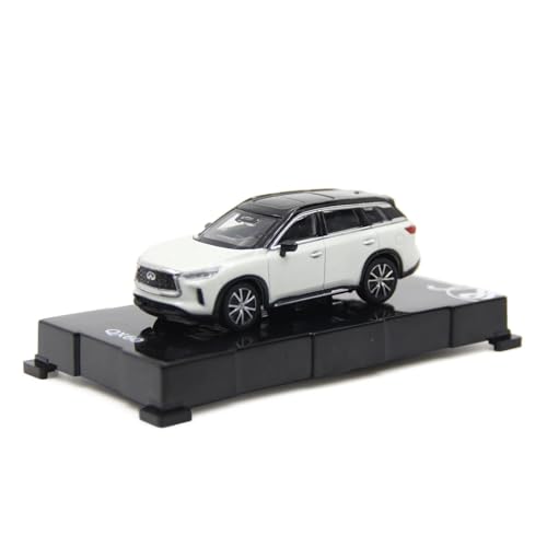 YRXIAO Metall-Automodelle bausatz Miniatur Auto Modell 1 64 Für Infiniti QX60 2022 Metall Skala Fahrzeug Spielzeug Display Geschenk Für Wohndekorationen(White) von YRXIAO