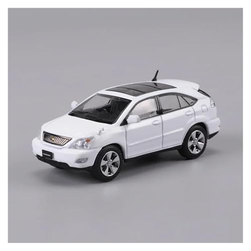 YRXIAO Metall-Automodelle bausatz Modellauto 1 64 Für Toyota Harrier Zinklegierung Simulation Casting Modellauto SUV Für Wohndekorationen(White) von YRXIAO