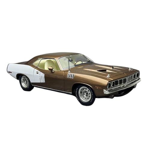 YRXIAO Metall-Automodelle bausatz Retro Muscle Car Hobby Sammlung 1:18 Für PLH Cuda 1971 Legierung Statische Klassische Auto Modell Souvenir Limousine Für Wohndekorationen von YRXIAO