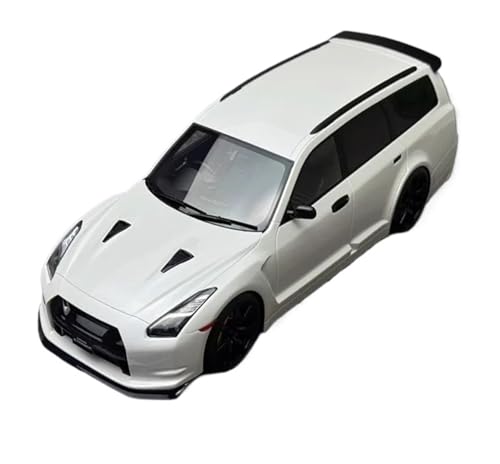 YRXIAO Modellbausatz Auto 1/18 Für Nissan GTR35 Reiseharzmodellsammlung In Limitierter Legierungs Alloy -Legierungsauto -Modelle Für Wohndekorationen(White) von YRXIAO