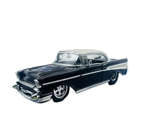 YRXIAO Modellbausatz Auto 1/24 für Chevrolet 1957 Bel Air Klassische Auto Diecast Legierung Hobby Display Modell Desktop Ornamente Modell Display Für Wohndekorationen von YRXIAO