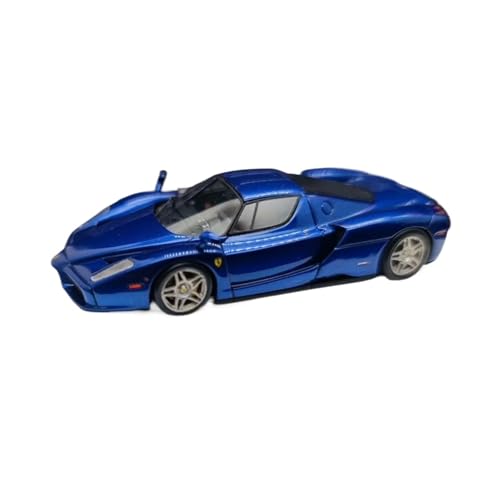 YRXIAO Modellbausatz Auto 1/64 Für Ferrari Enzo Metall Blau Vergriffen Harz Klassische Ornament Gedenk Legierung Auto Modell Special Edition Für Wohndekorationen von YRXIAO