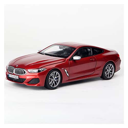 YRXIAO Modellbausatz Auto 1 18 Für BMW 850i Orange Rot Legierung Simulation Automodell Ornamente Sammlung Kann Die Tür Öffnen Für Wohndekorationen von YRXIAO