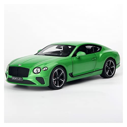 YRXIAO Modellbausatz Auto 1 18 Für Bentley Continental GT 2018 Simulation Und Metal Top Hard Car Model Dekoration Geschenk Grün Für Wohndekorationen von YRXIAO
