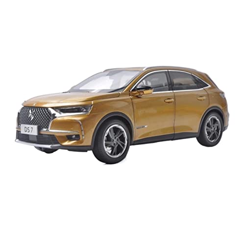 YRXIAO Modellbausatz Auto 1 18 Für Citroen DS7 2018 Gold SUV Simulation Metalllegierung Automodell Für Erwachsene Werbegeschenk Für Wohndekorationen von YRXIAO