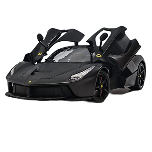 YRXIAO Modellbausatz Auto 1 18 Für Ferrari Laferrari Schwarz Legierung Druckguss Modellsammlung Spielzeugauto Kindergeschenke Für Wohndekorationen von YRXIAO