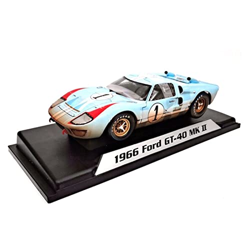 YRXIAO Modellbausatz Auto 1 18 Für Ford GT-40 GT40 MK II 1966 Alu-Druckguss-Rennwagen-Modellsimulation Sammlerstück Für Erwachsene Für Wohndekorationen YRXIAO Modellbausatz Auto 1 18 Für Ford GT-40 GT40 MK II 1966 Alu-Druckguss-Rennwagen-Modellsimulation Sammlerstück Für Erwachsene Für Wohndekorationen von YRXIAO